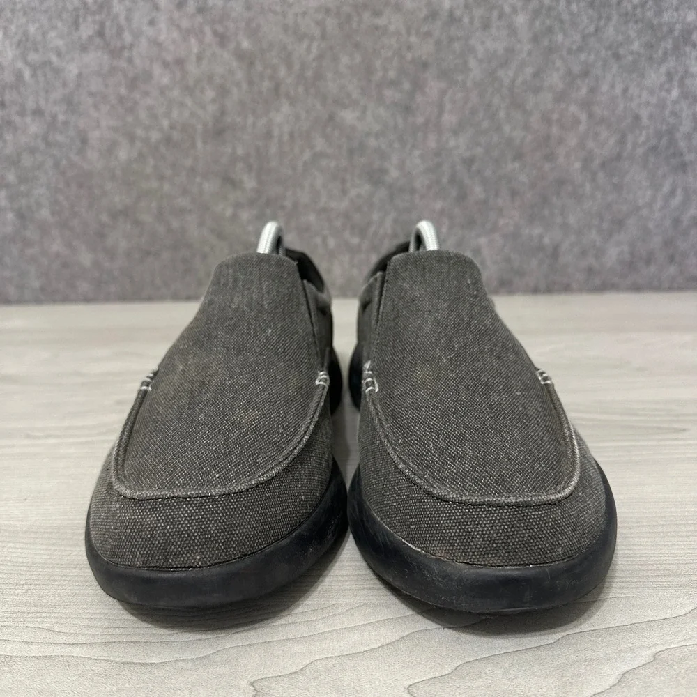 OrthoComfoot‎ ZGBX02 Loafers Mens 42 US 9 Gray Canvas Slip On Orthopedic Shoes